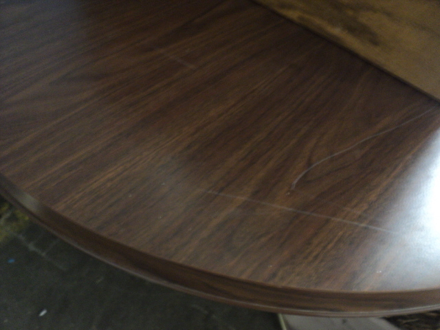 lot 202 image: dining room table with leaf - 6 wi...