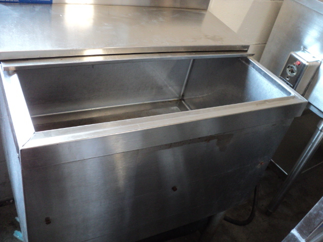 lot 210 image: NSF stainless steel draining table ...