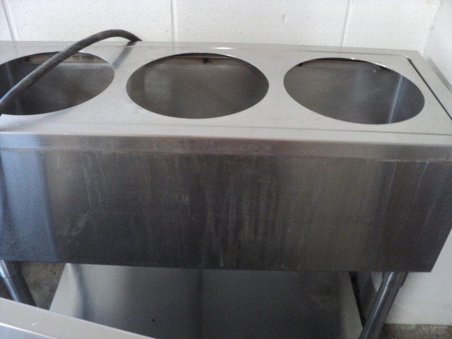 lot 211 image: NSF stainless steel wash and drain ...