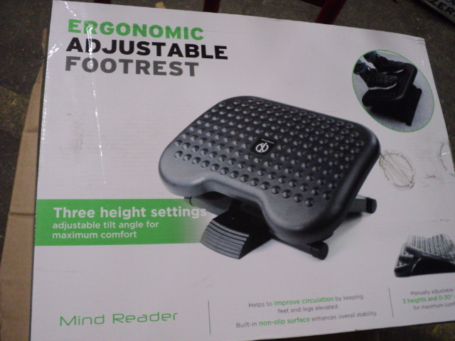 lot 226 image: Ergonomic adjustable footrest...