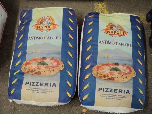 lot 242 image: 2 55 lb. bags Antimo Caputo Pizzeri...