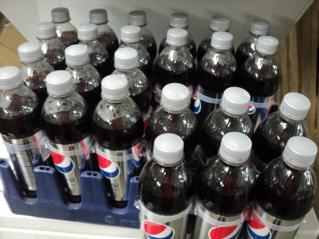 lot 252 image: 24 pack Diet Pepsi 16.9 oz. bottles...