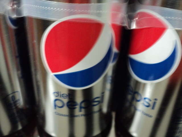 lot 253 image: 24 pack Diet Pepsi 16.9 oz. bottles...