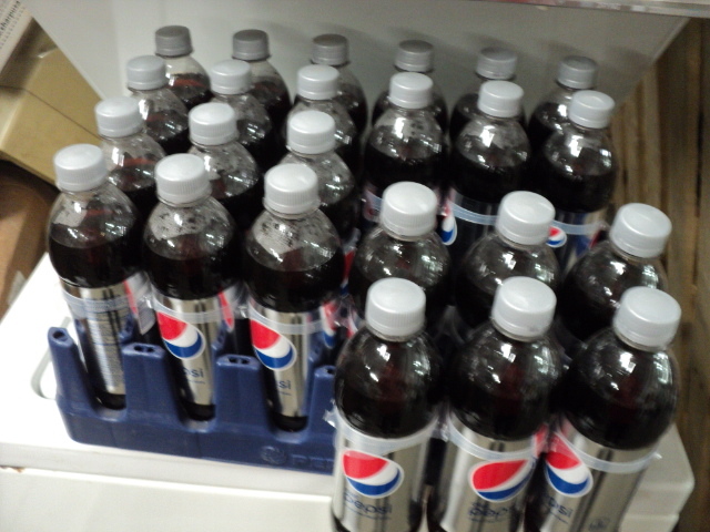 lot 254 image: 24 pack Diet Pepsi 16.9 oz. bottles...