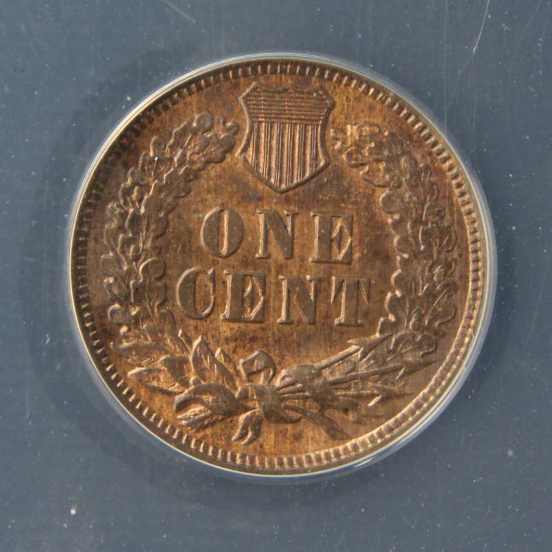 1905 INDIAN HEAD CENT MS63RB ANACS