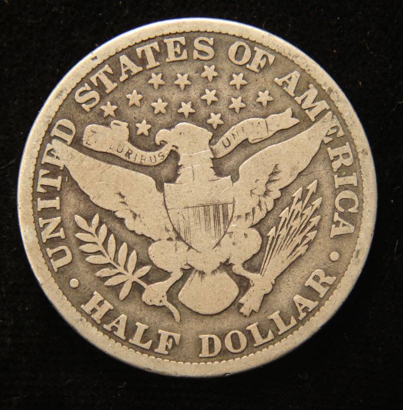 1912 BARBER SILVER HALF DOLLAR