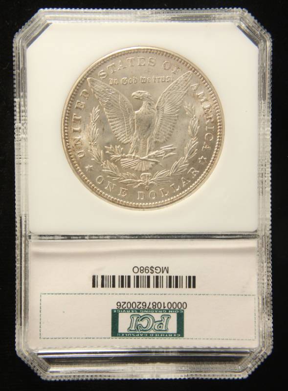 1898-O MORGAN SILVER DOLLAR MS65 OLD PCI CERTIFICATION