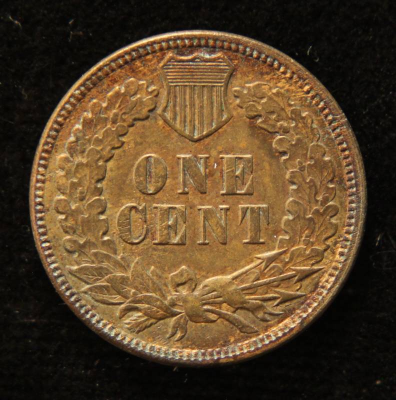 1890 INDIAN HEAD CENT AU