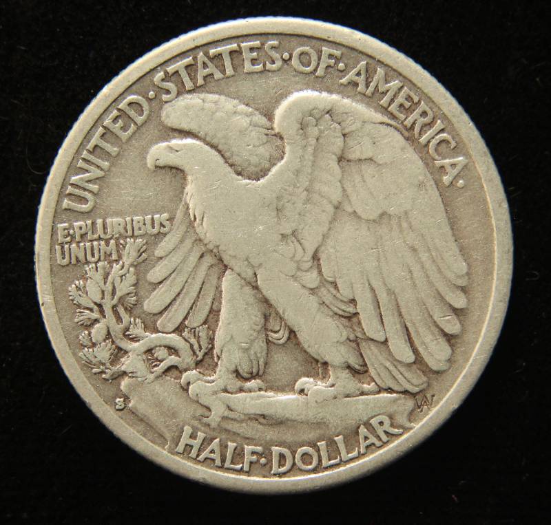 1934-S WALKING LIBERTY HALF DOLLAR