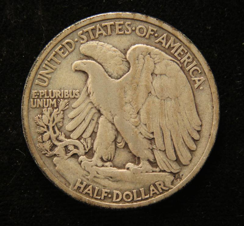 1937 WALKING LIBERTY SILVER HALF DOLLAR