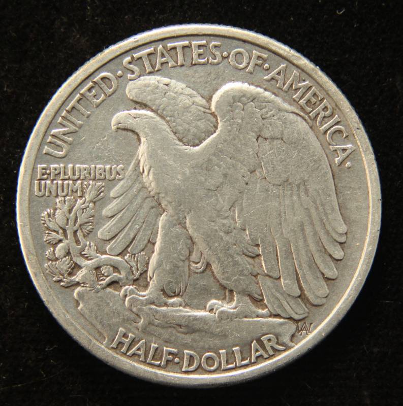 1938 WALKING LIBERTY SILVER HALF DOLLAR
