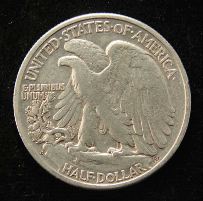 1939-D WALKING LIBERTY HALF DOLLAR