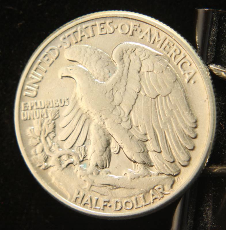 1945 WALKING LIBERTY SILVER HALF DOLLAR
