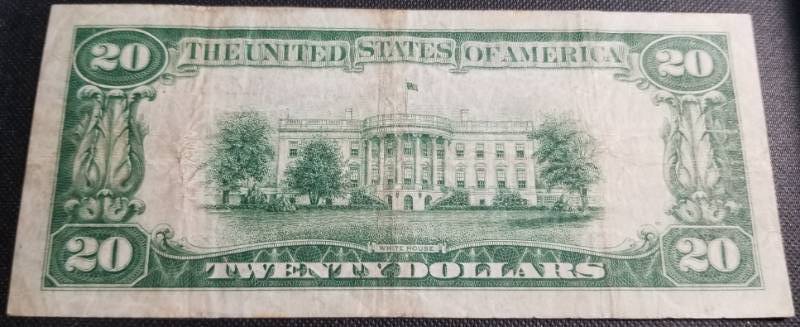 1929 1ST NATIONAL BANK MINNEAPOLIS MN $20 NATIONAL BANK NOTE CHARTER#710