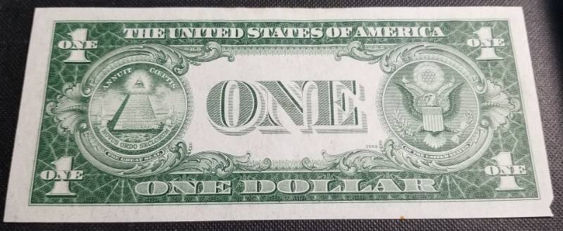1935-A US $1 SILVER CERTIFICATE BLUE SEAL