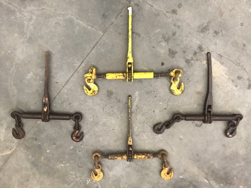 (4) Ratchet Chain Binders