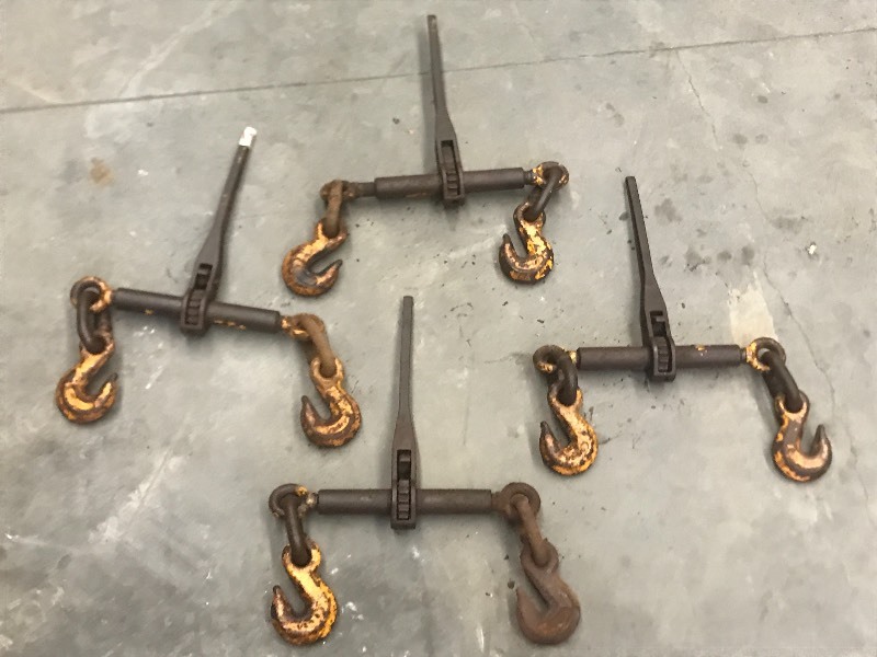 (4) Ratchet Chain Binders