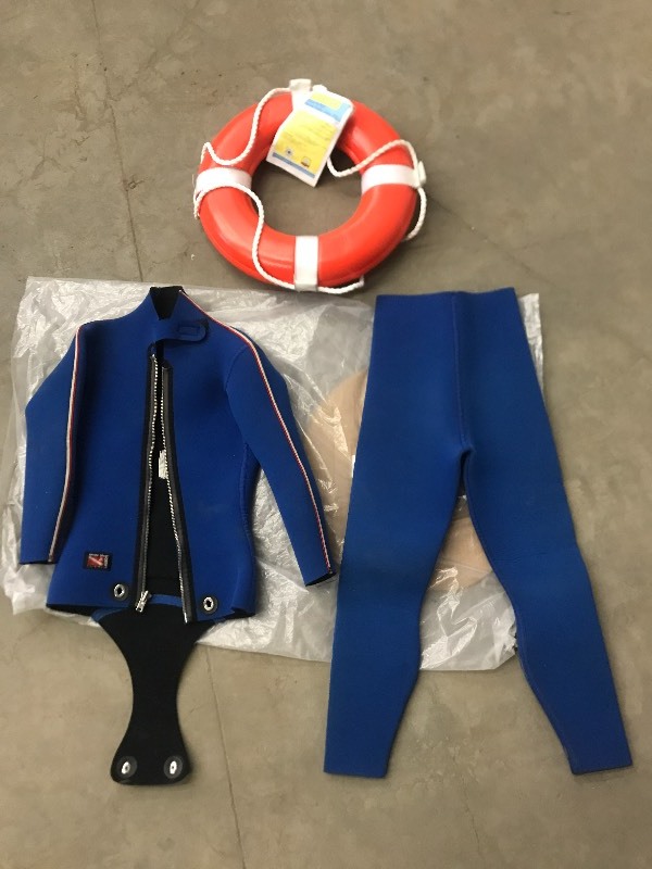 Ring Buoy & Custom Wet Suit
