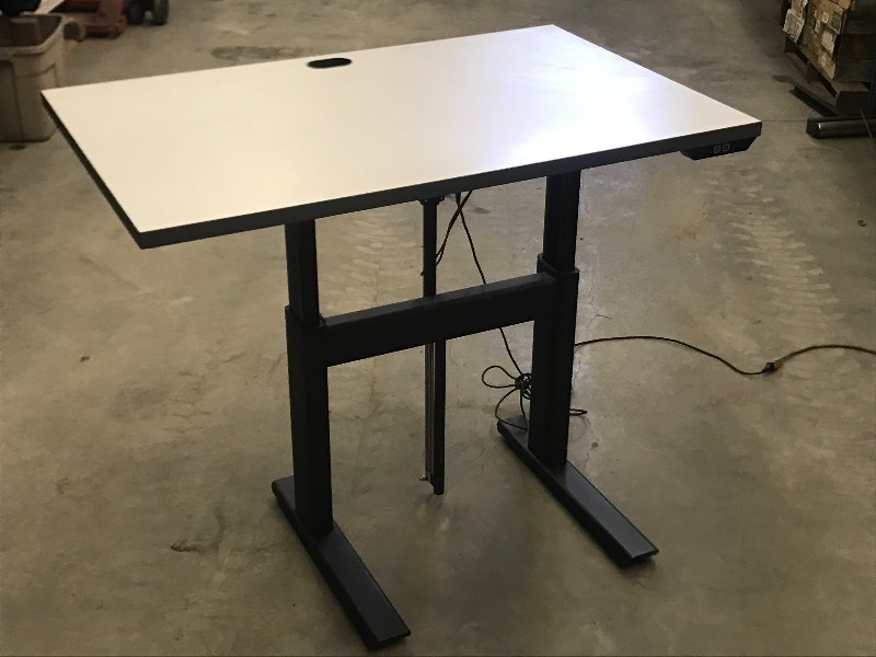 Power Lift-Top Workstation Table