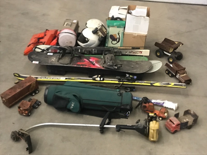 Large Lot Of Assorted Sporting Goods & Etc