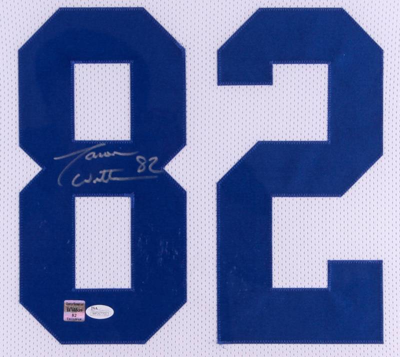 Jason Witten Signed Cowboys 35x43 Custom Framed Jersey (JSA COA & Witten Hologram)