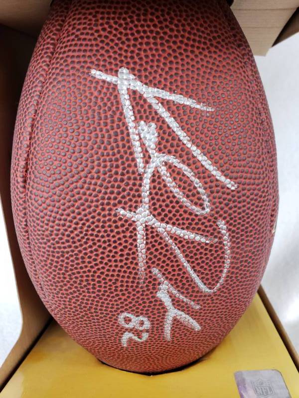 Kyle Rudolph Hand-Signed Football