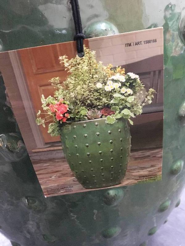 Paloma Ceramic Planter, Retail $59.99