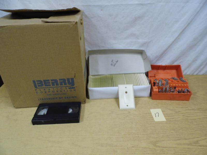 Router Bits - Face Plates - Blank VHS Tapes