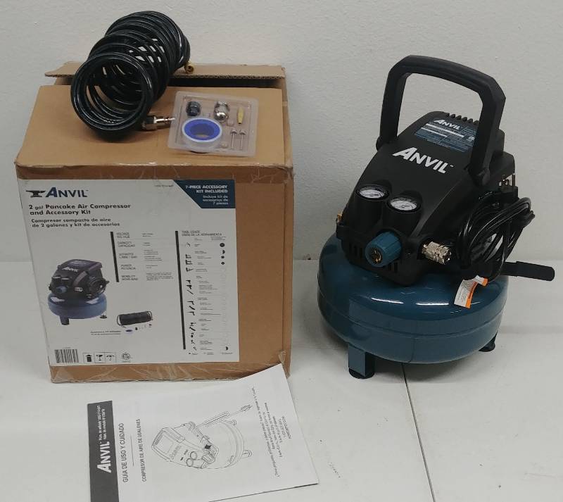 lot 5 image: Anvil 2gal Pancake Air Compressor