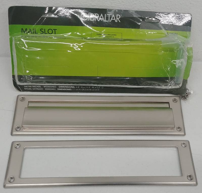 lot 56 image: Satin Nickel Mail Slot