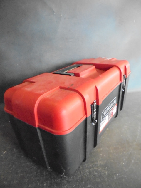 lot 24 image: Craftsman Tool Box with Flatware