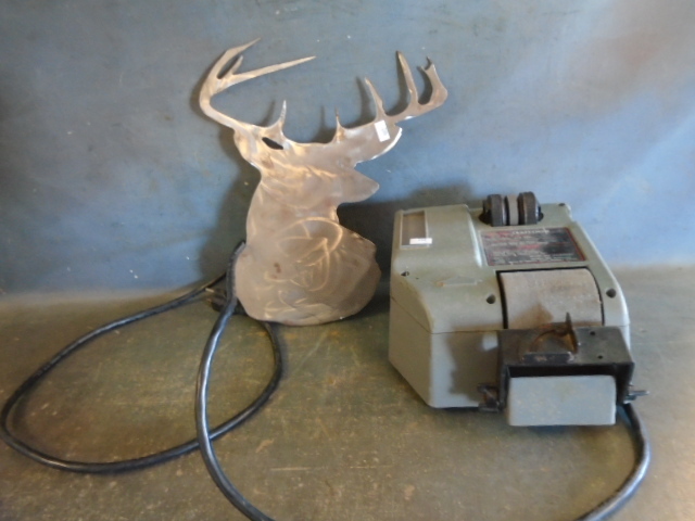 lot 120 image: Wet Wheel Sharpener and More