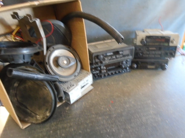lot 108 image: Various Car Stereos and Speakers