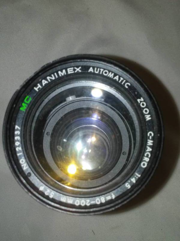 lot 46 image: Hanimex camera lens automatic Zoom.