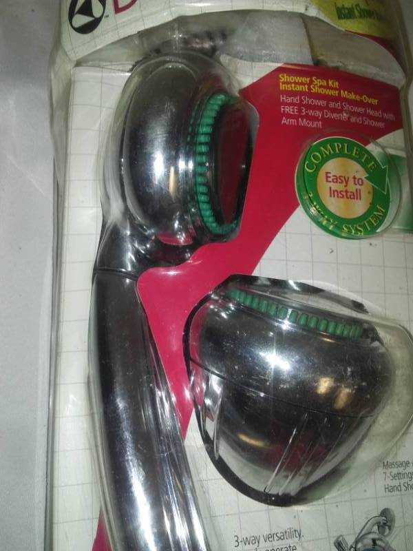 lot 74 image: Delta shower Spa kit - new in box.