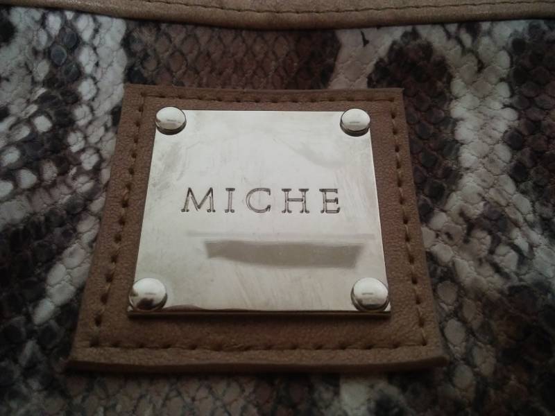 lot 87 image: Miche purse, braided and chain shoulder strap