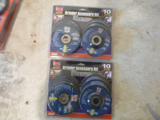 lot 42 image: 2 BR Tools Grinder Accessory Kits
