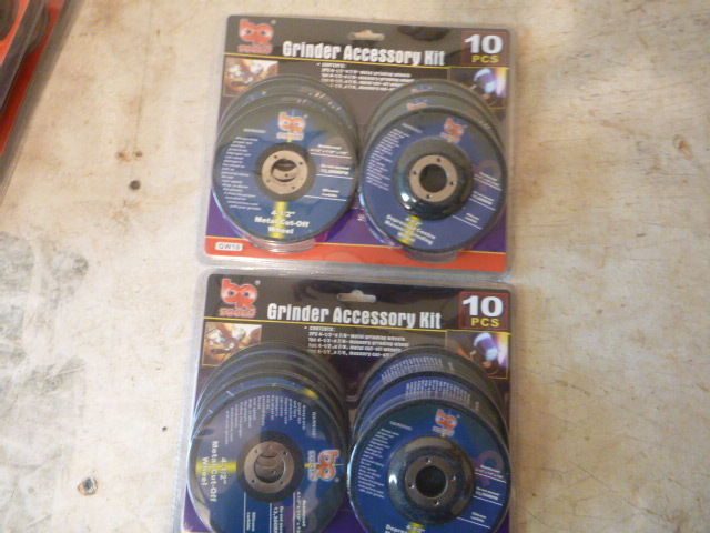 lot 43 image: 2 BR Tools Grinder Accessory Kits