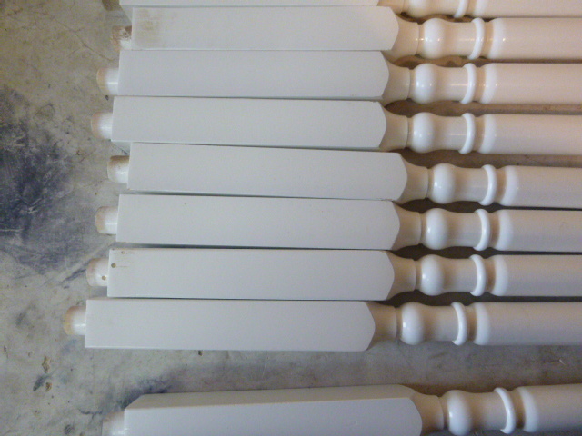 lot 124 image: 24 White Spindles
