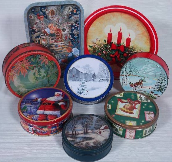lot 55 image: Tins to Share the Baking Joy.