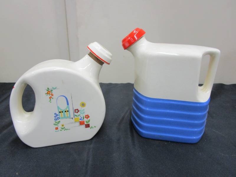 lot 38 image: Antique Vintage Pitchers with Covers
