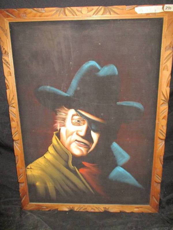 lot 139 image: Painted Felt Picture