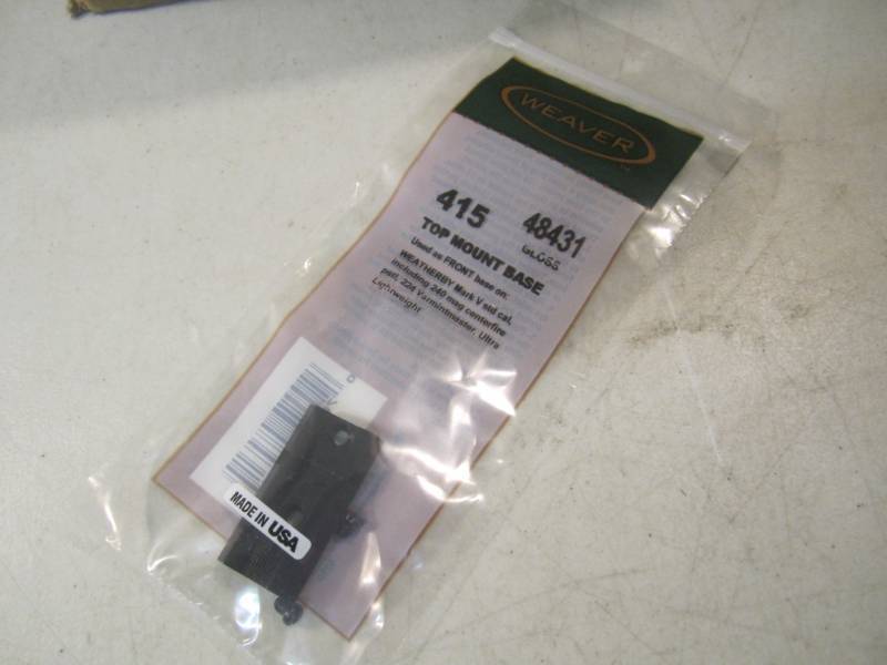 lot 20 image: Case of 40 Weaver 415 Top Mount Sco...
