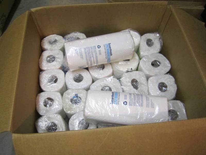 lot 65 image: 24 Misc Rolls of Paper Towels  EW2...