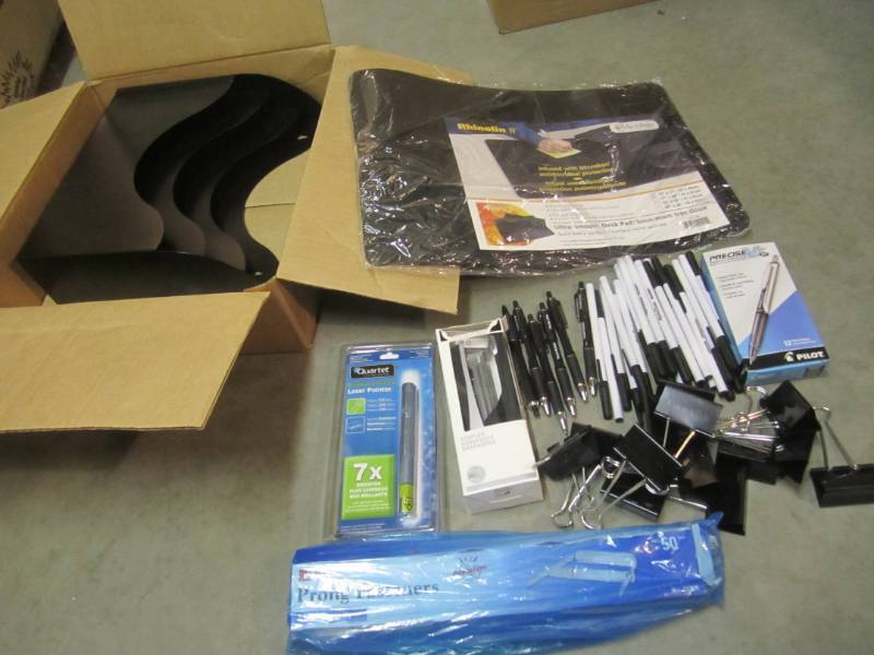 lot 78 image: Lot of Misc Office Supplies Etc.  R...