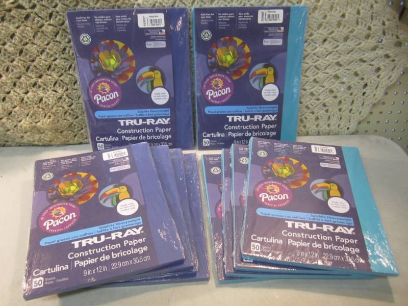 lot 80 image: 10 Packs of 9 x 12 Construction P...