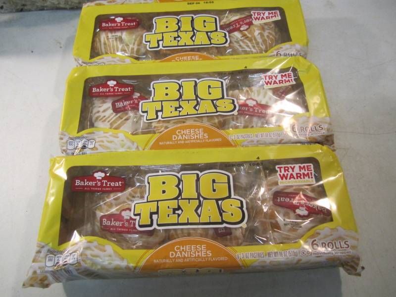 lot 97 image: 3 - 6 Roll Packs of Big Texas Chees...