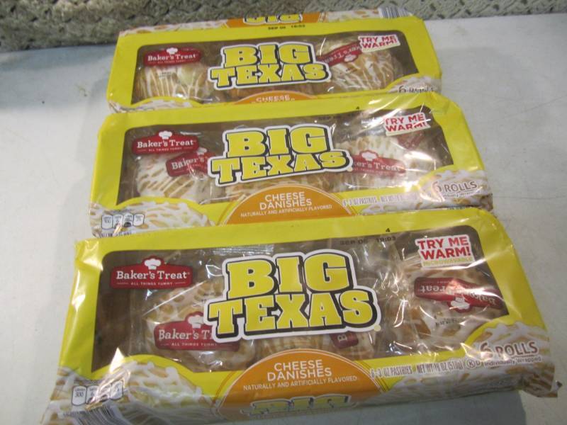 lot 98 image: 3 - 6 Roll Packs of Big Texas Chees...