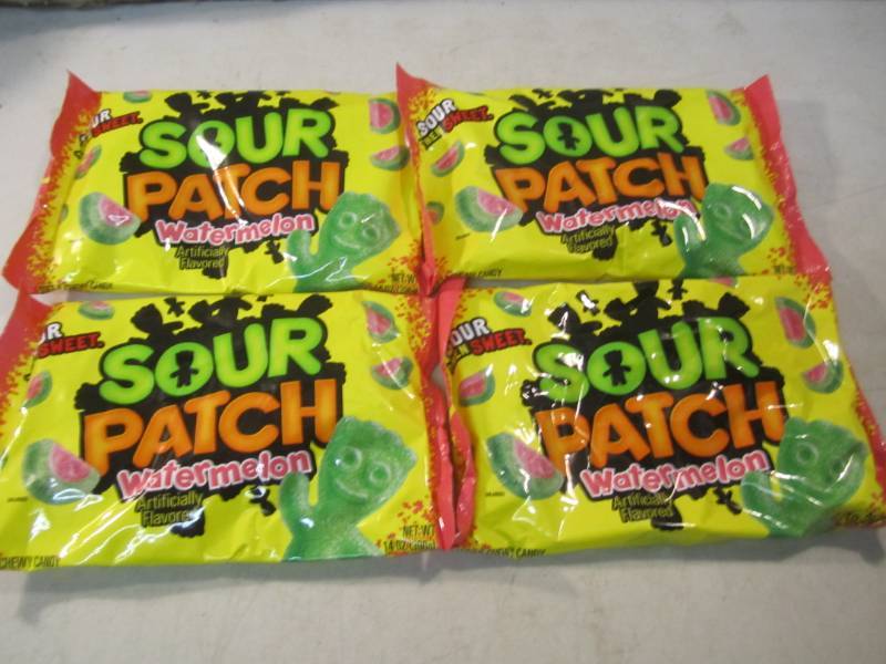 lot 109 image: 4 Bags of Sour Patch Watermelon Sof...