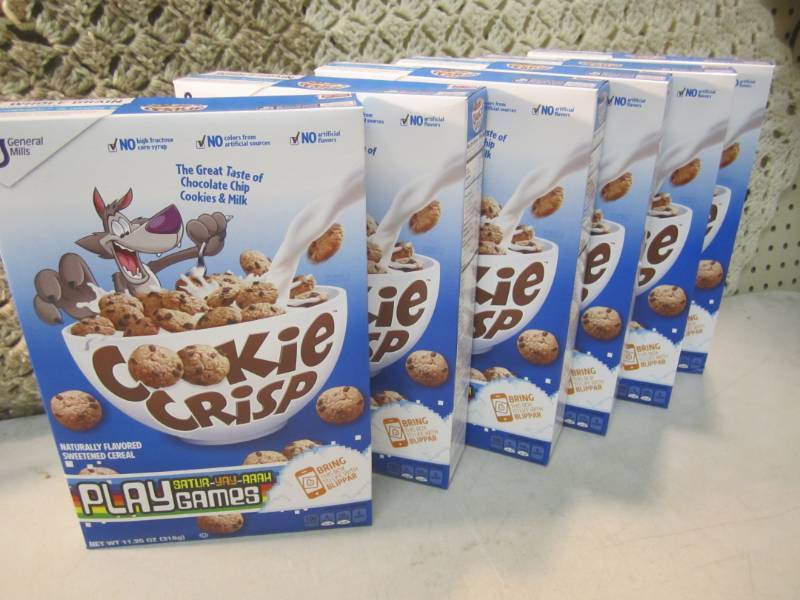 lot 115 image: 6 Boxes of Cookie Crisp Cereal Best...